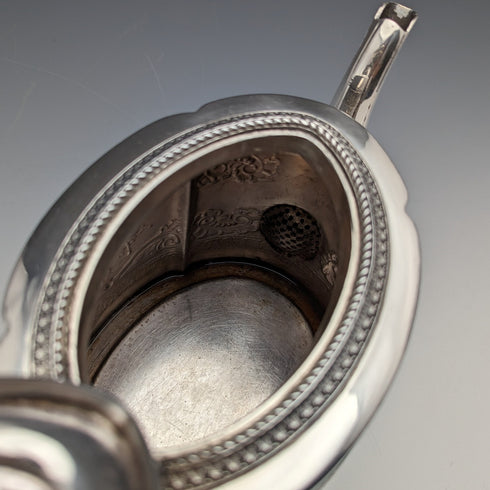 約 1890 年英國古董鍍銀茶壺 James Dixon & Sons